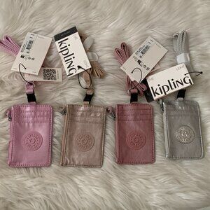 KIPLING Leroy ID Lanyard Cases SET of 4